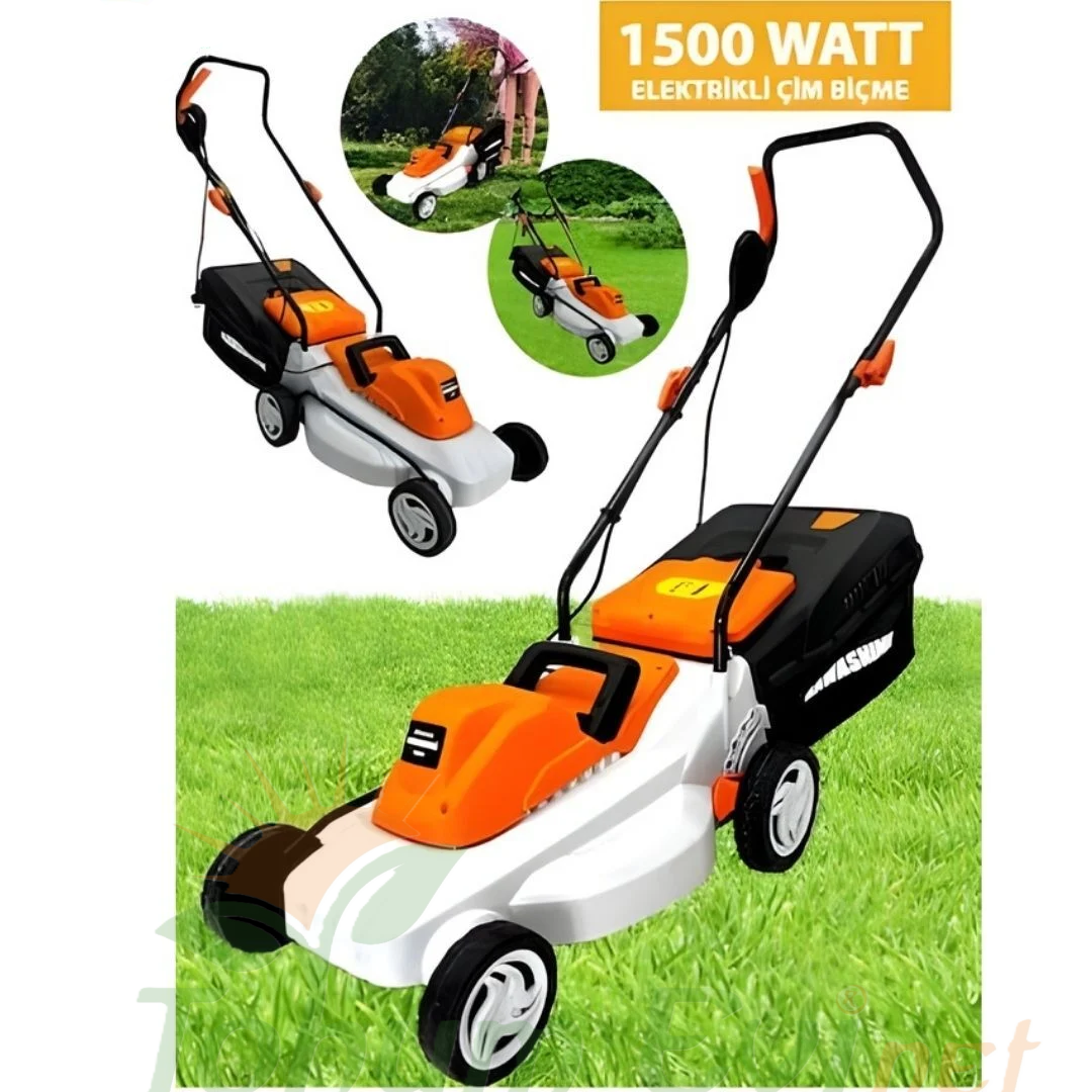 KAWASHİMA 1500W Elektrikli Çim Biçme Makinası | Güçlü Motor