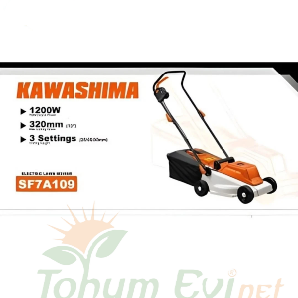 KAWASHİMA 1500W Elektrikli Çim Biçme Makinası | Güçlü Motor
