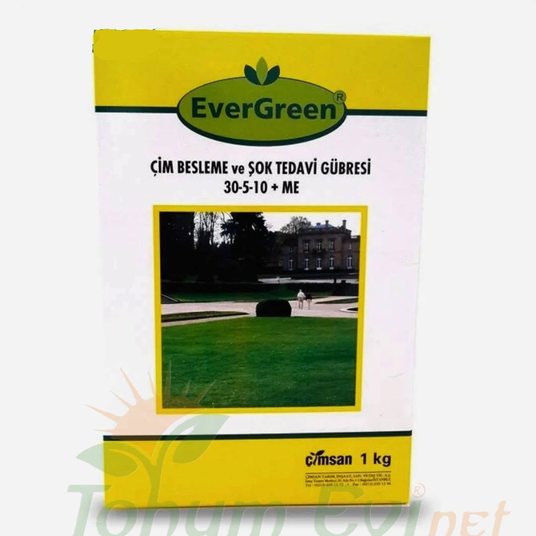 EverGreen Çim Besleme ve Şok Tedavi Gübresi 30-5-10+ME