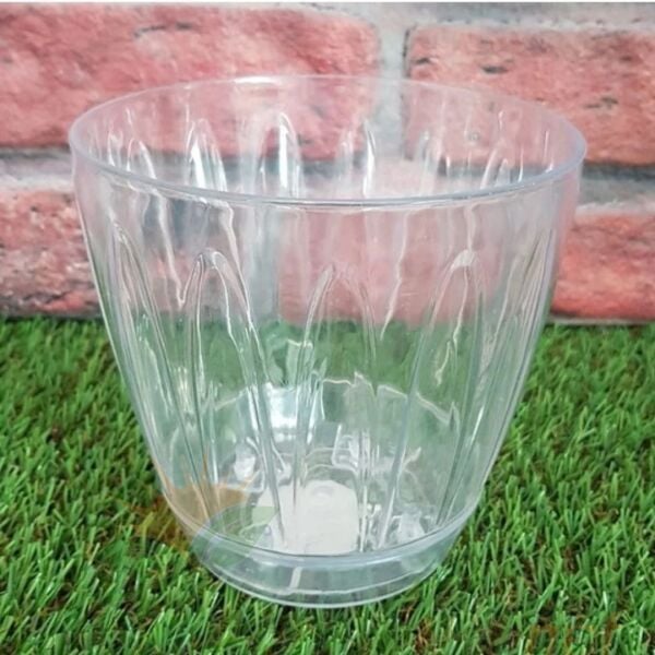 Şeffaf Orkide Saksısı – No:2 / 1,5 Litre