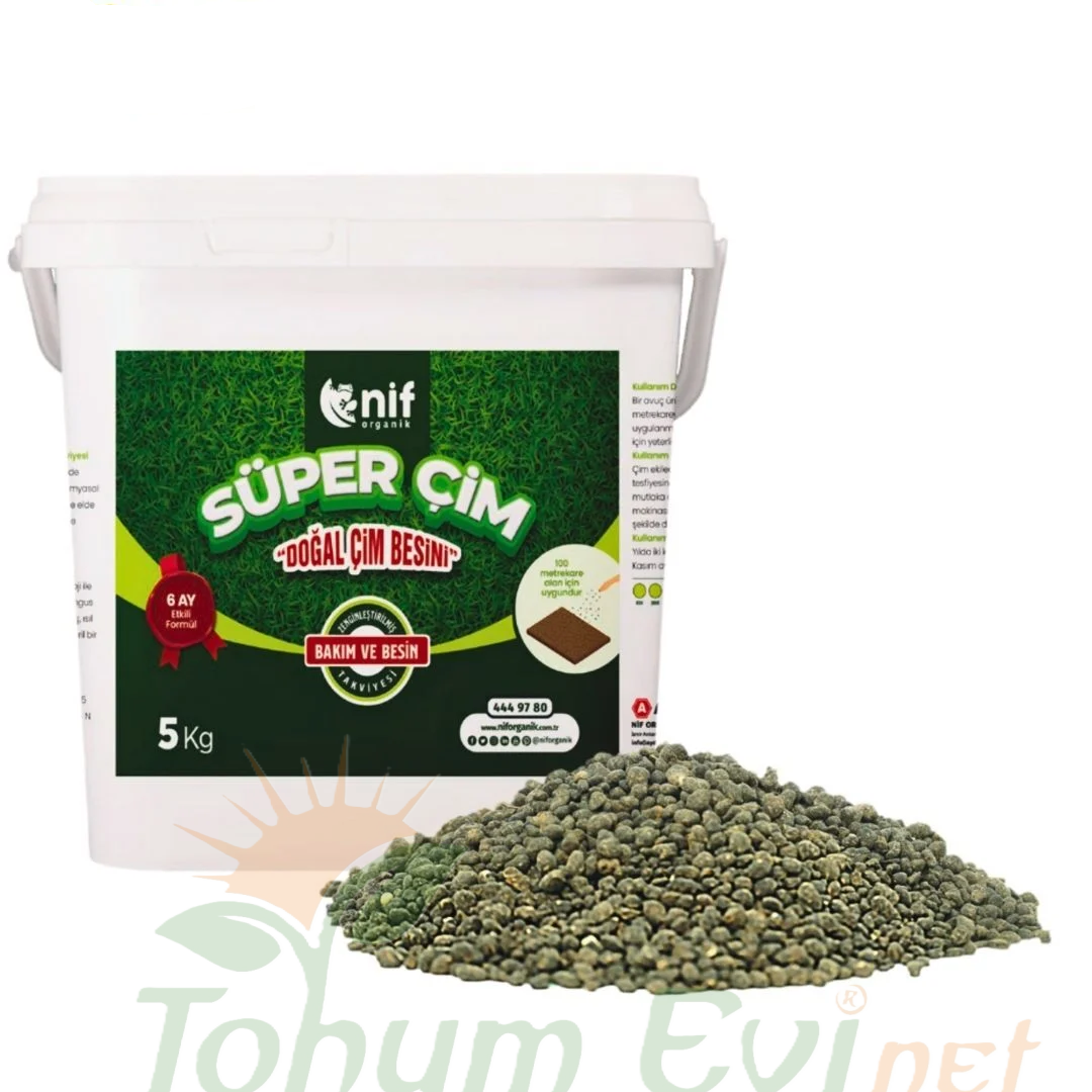 Nif Organik Süper Çim Besini (çim gübresi) 5 kg