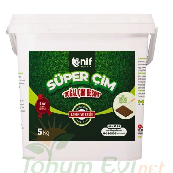 Nif Organik Süper Çim Besini (çim gübresi) 5 kg