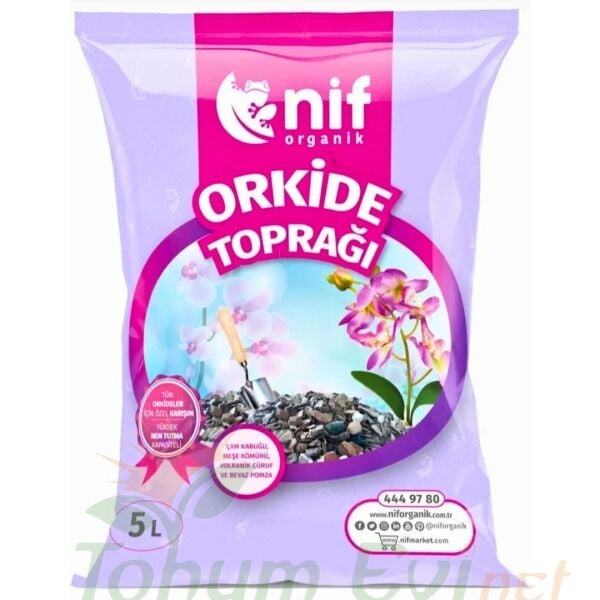 Nif Organik Orkide Toprağı - 5 lt
