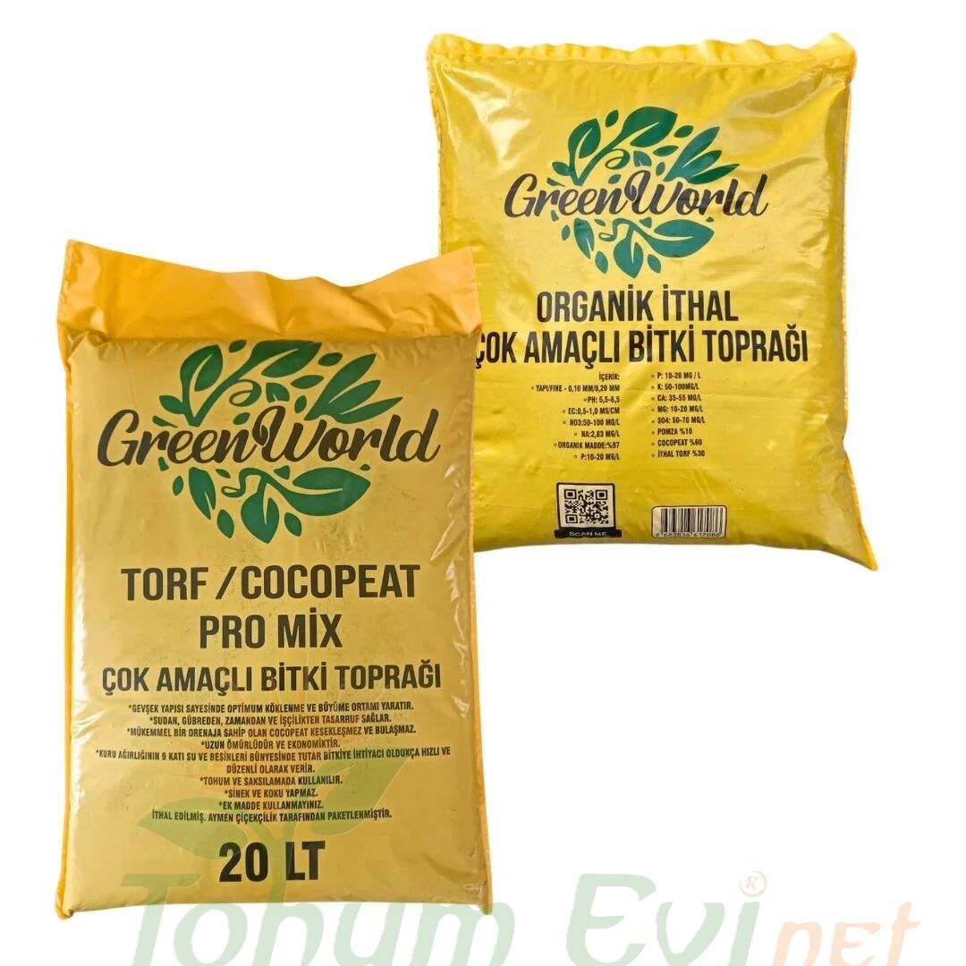 Green Word Pro Mix Çok Amaçlı Bitki Toprağı - 20 lt